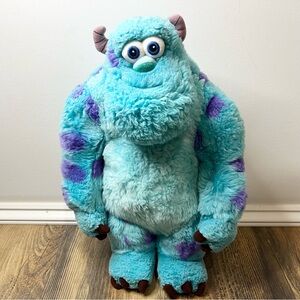 Disney Pixar Monsters Inc Sulley Plush 17" Blue Purple Stuffed Toy Soft Plush